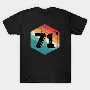 Vintage 1971 Retro Legendary, Birthday T-Shirt